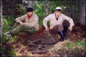Карелия, Лоухский район, у дороги Кестеньга-Зашеек, 2000 г.